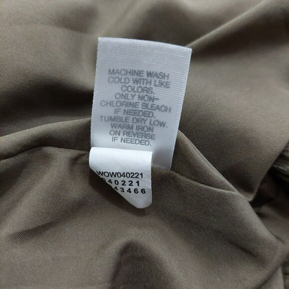 J. JILL Brown Chore Boy Farm HERITAGE TUMBLED CORD COAT Corduroy Zip Jacket Sz M - Picture 10 of 10